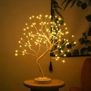 108 LED Unique Artificial Fairy Tree Light for Home Decoration (Warm Yellow)