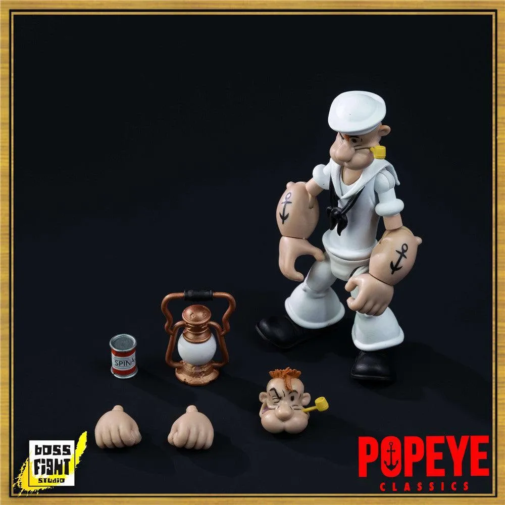 1:12 Popeye White Version Action Figure