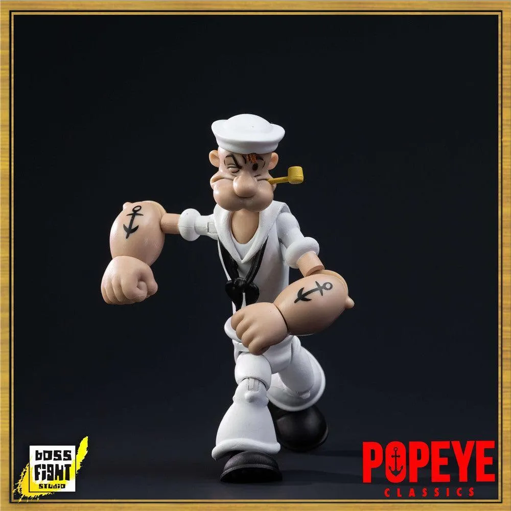 1:12 Popeye White Version Action Figure