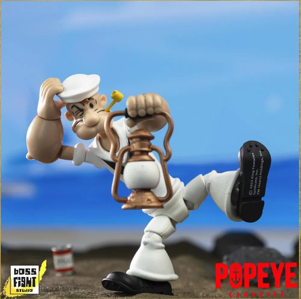 1:12 Popeye White Version Action Figure