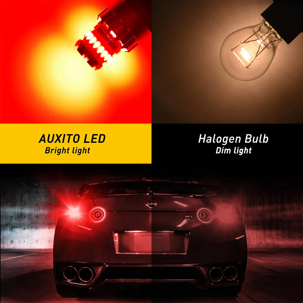 1156 LED Bulb for Brake Tail Light Bulbs, Brilliant Red, Instant Start, No Delay