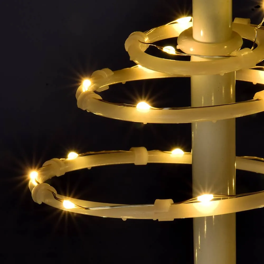 2' Lighted Spiral Xmas Tree Battery Powered