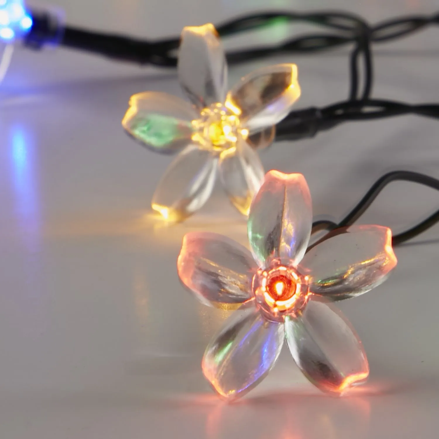 30 Flower Head Battery String Lights