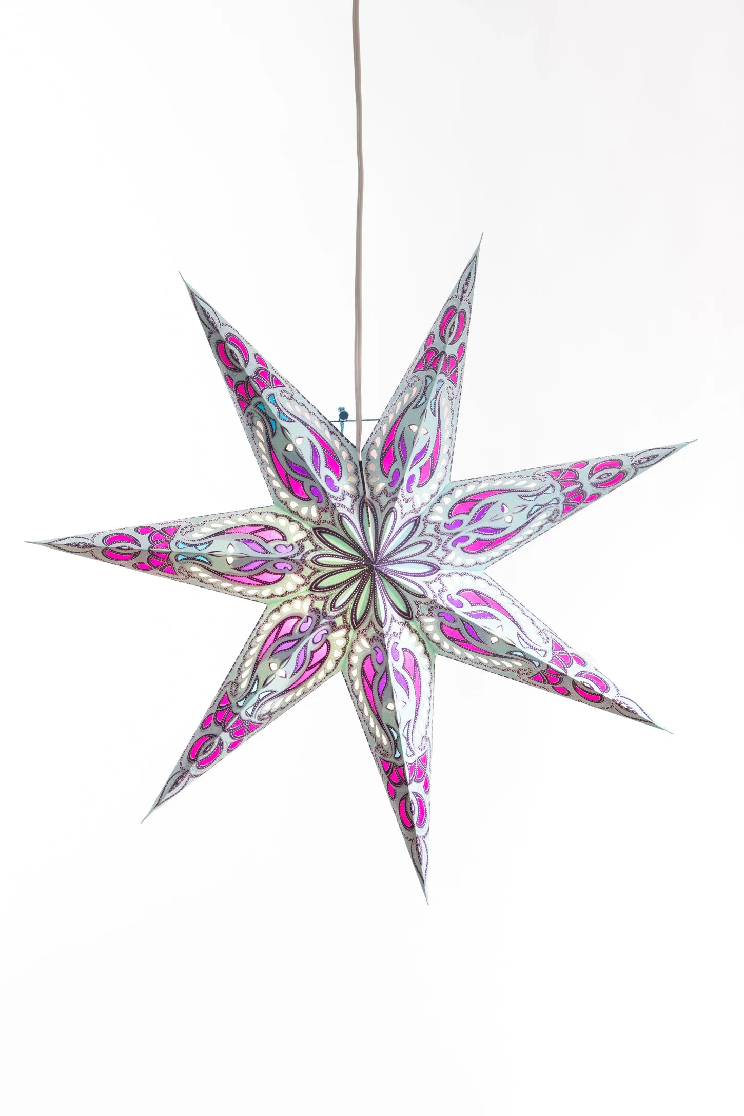 7 Point Paper Star Lantern