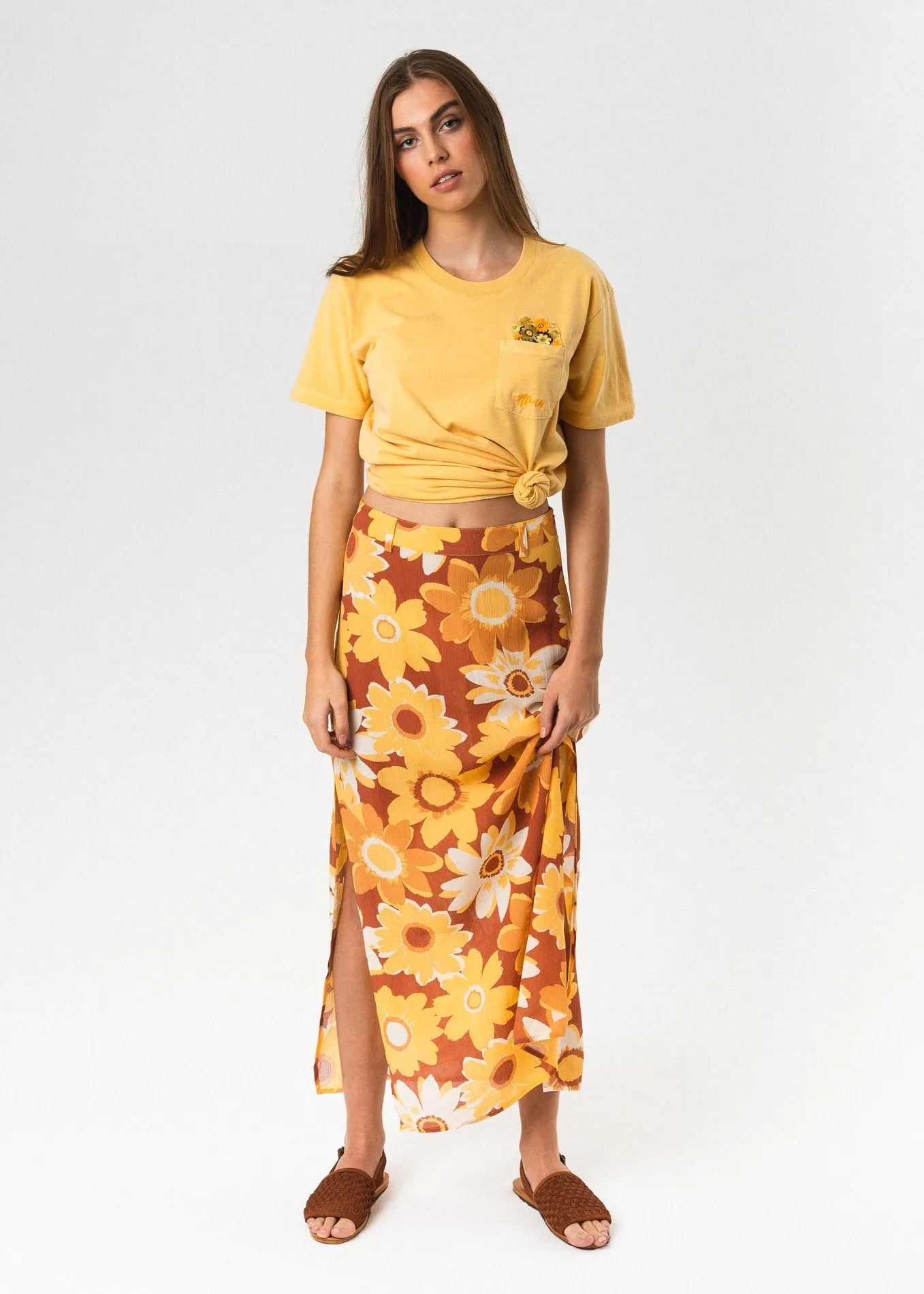 Afends Womens Sundays - Maxi Skirt