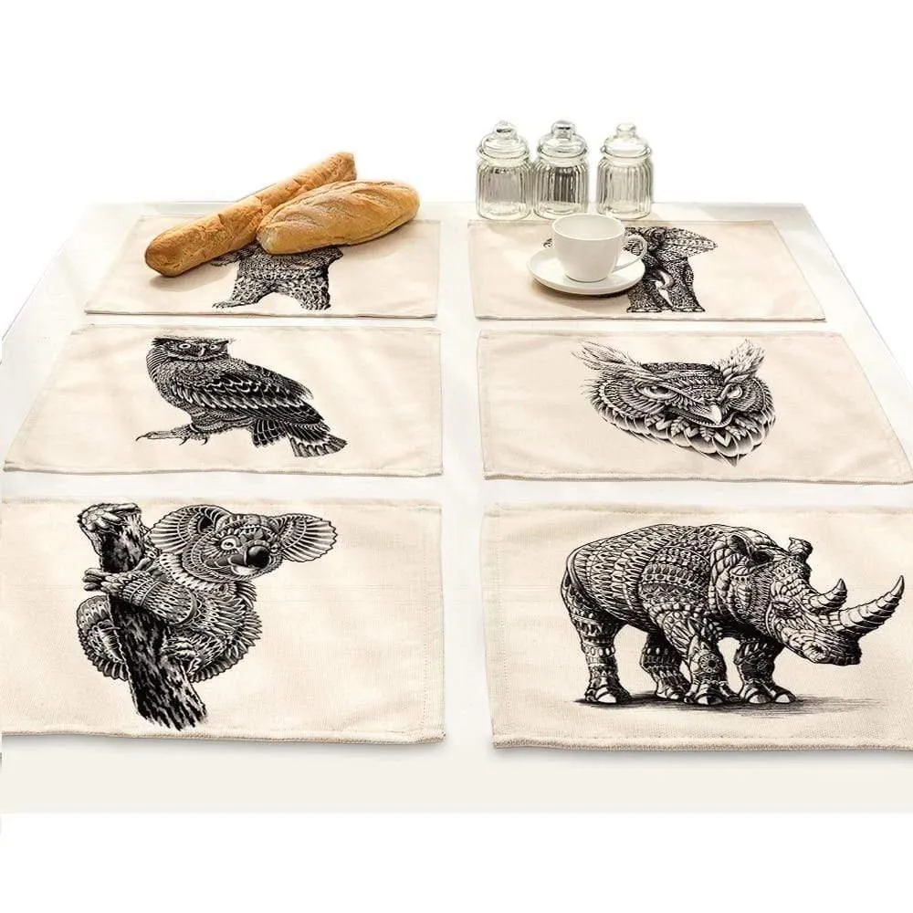 Animal Print  Placemats