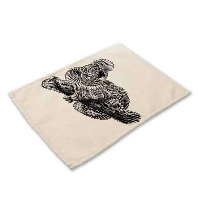 Animal Print  Placemats