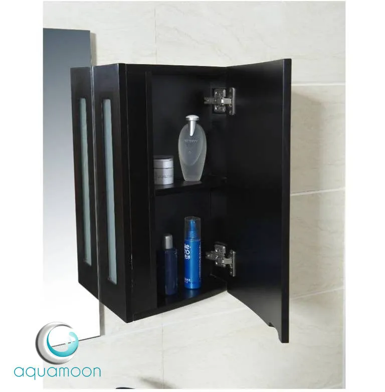 Aquamoon Damasco 54 Modern Bathroom Vanity Set - Espresso