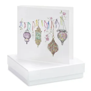 Boxed Moroccan Lanterns Earring Card