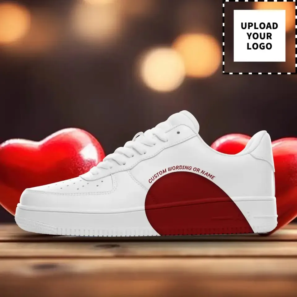 Buy One Get One,Valentine's Day Custom Casual Shoes Personalized Elegance, Premium Leather,Step into Love with Style,AR-24020016-1