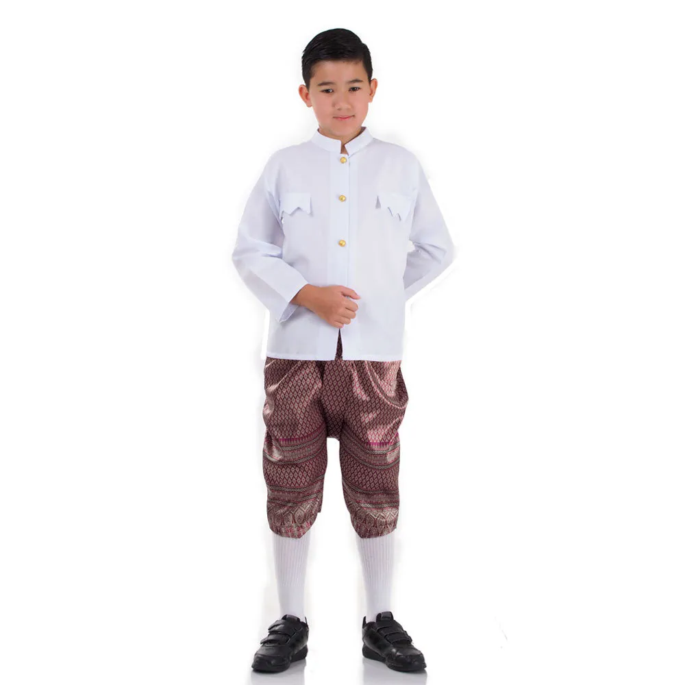 Classic Traditional Thai Boys Costume Outfit