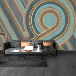 Creative Geometric Design Custom Wallpaper Mural (㎡)