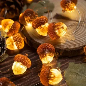 Cute Acorn String Lights