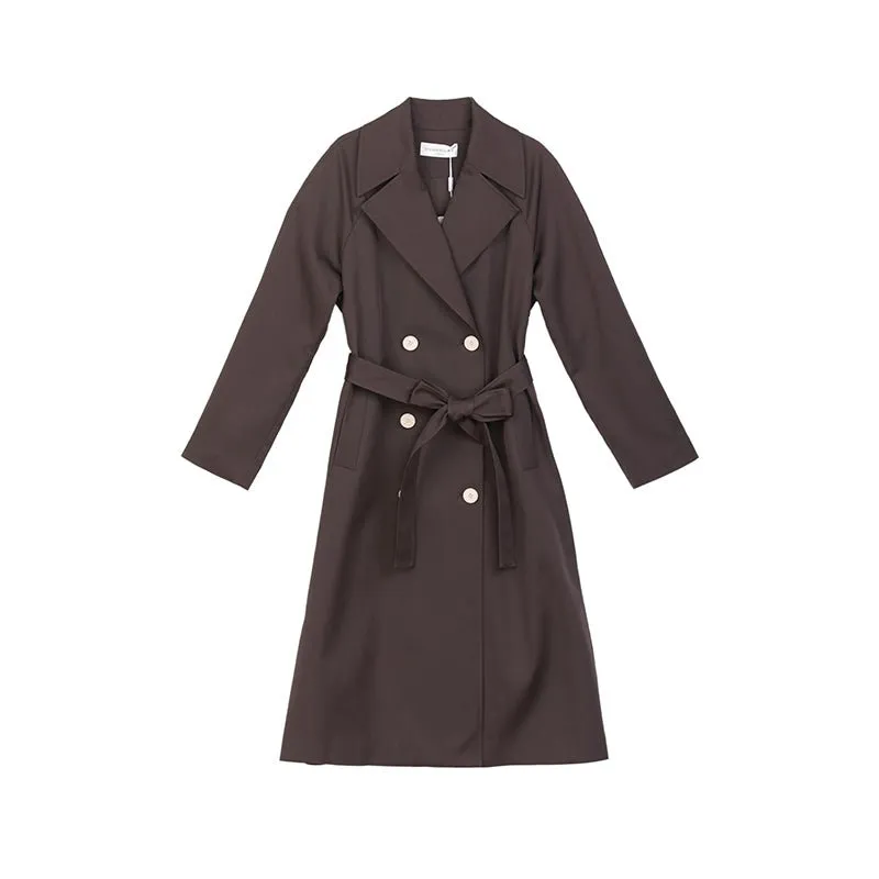 Dark Brown Long Trench Coats