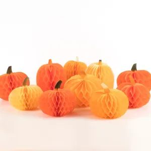 Decorations - Honeycomb Pumpkins