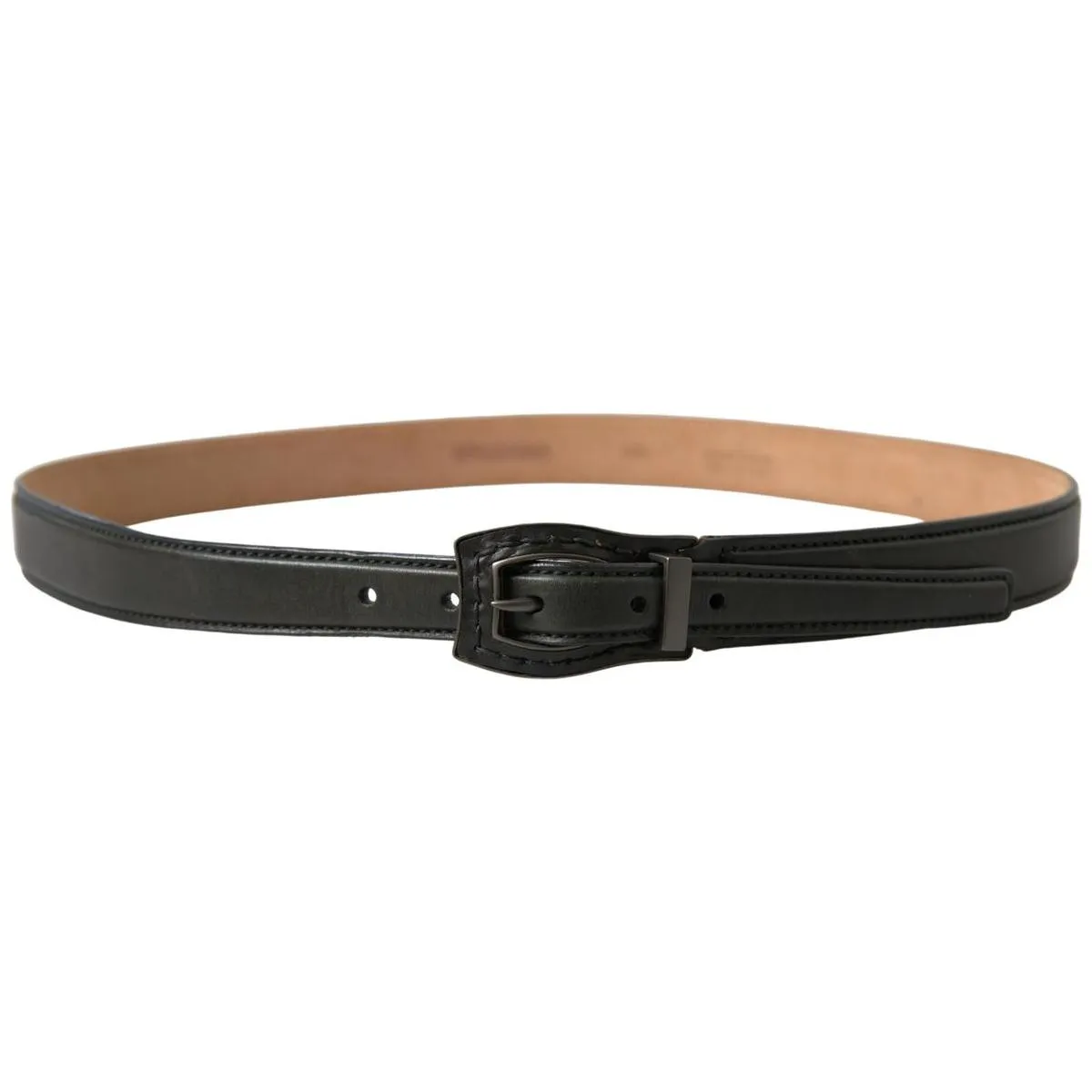 Ermanno Scervino Exquisite Italian Leather Belt with Metal Buckle