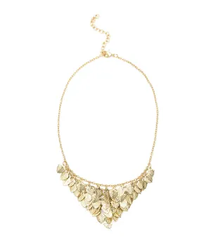 Falling Leaves Necklace Gold