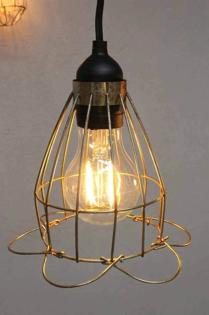 Festoon Lights - Outdoor String Lights with Cages