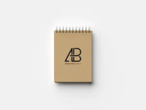 Free Modern Notebook Mockup