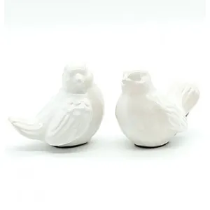 Happy White Bird Decor Set of 2