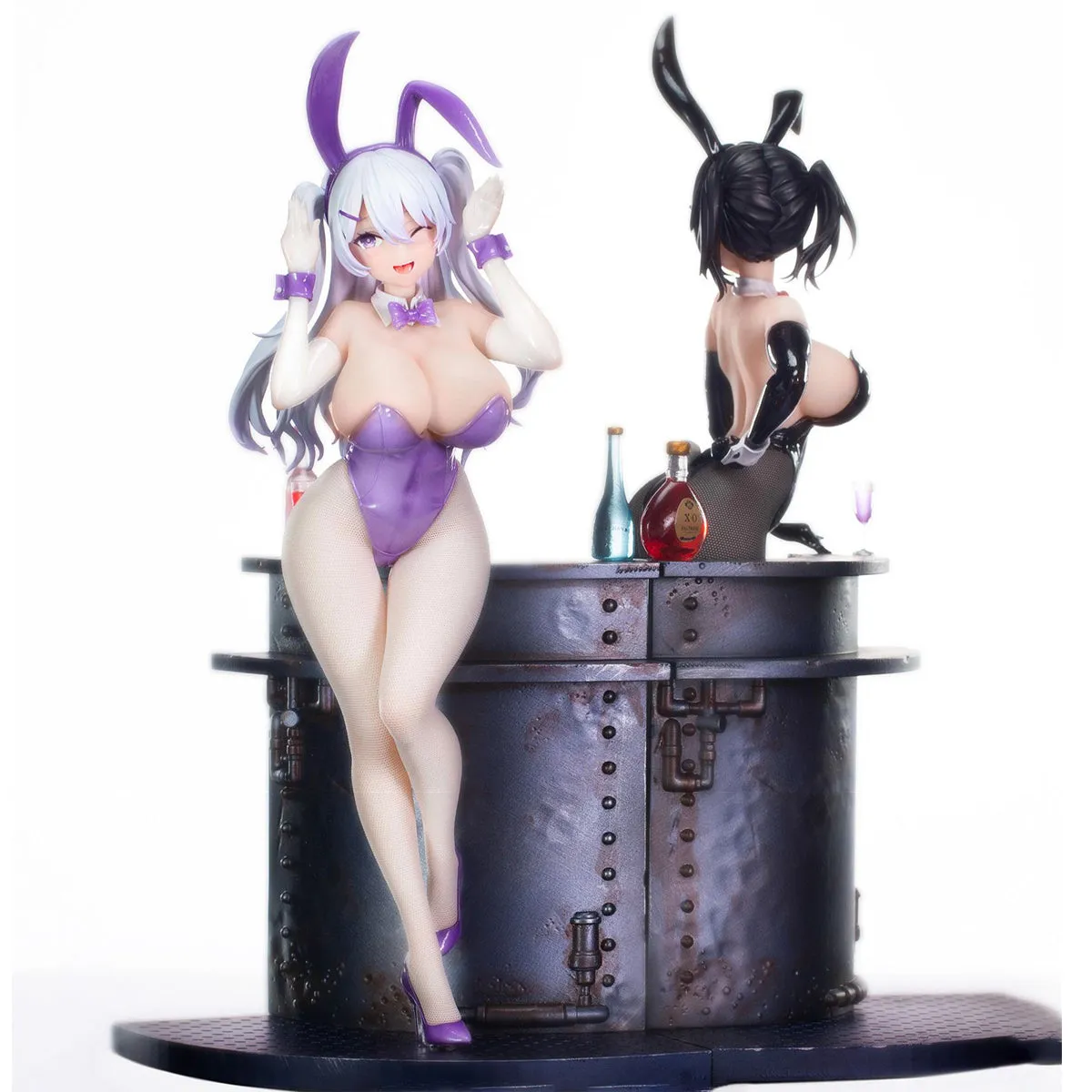 HiPlay BearPanda Asanagi Thermochromic Paint 3D Crystal Eyes Bunny Girl Rin Anime Figurine