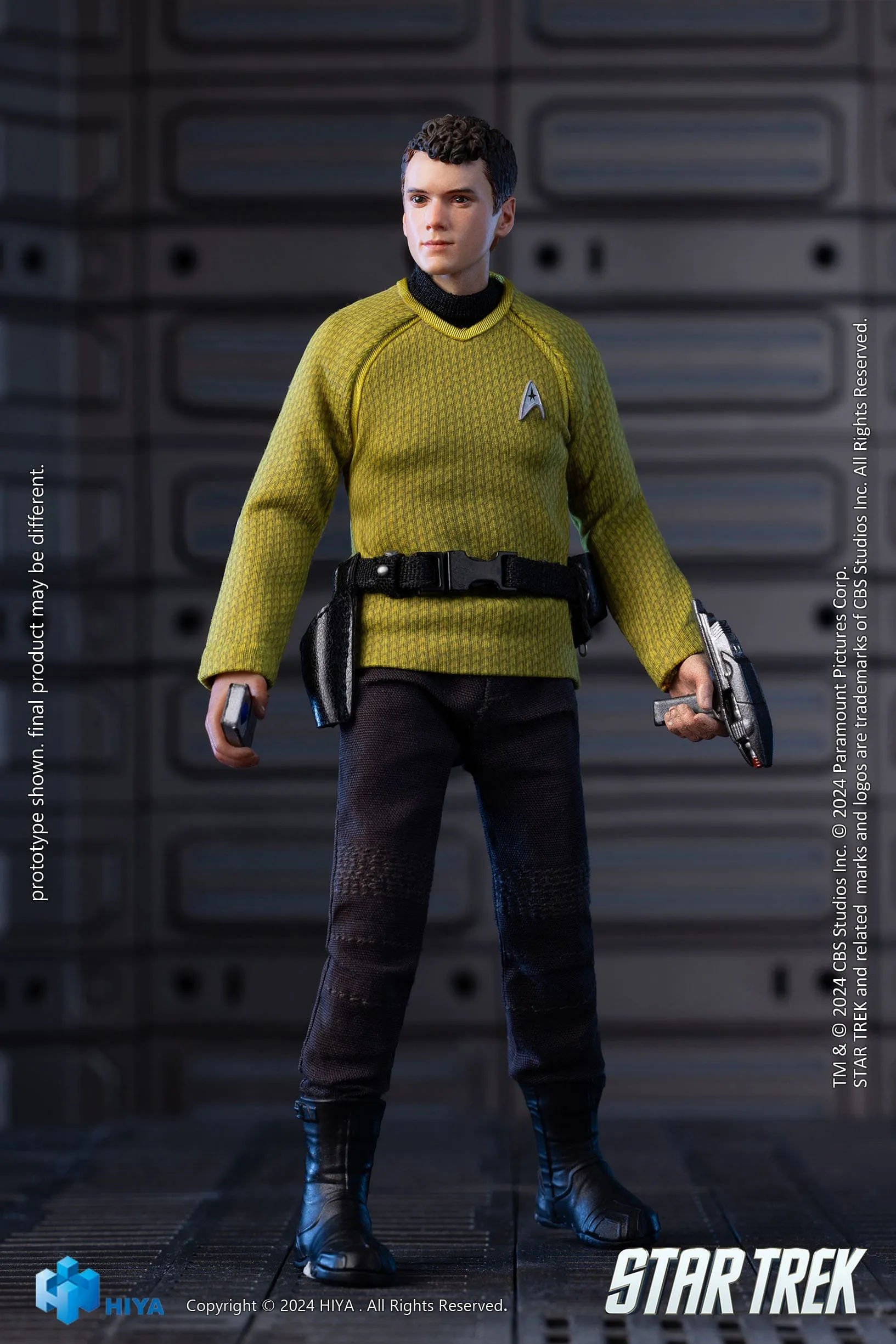 Hiya Toys Star Trek 2009 Chekov  Exquisite Super Series 1/12 Action Figure