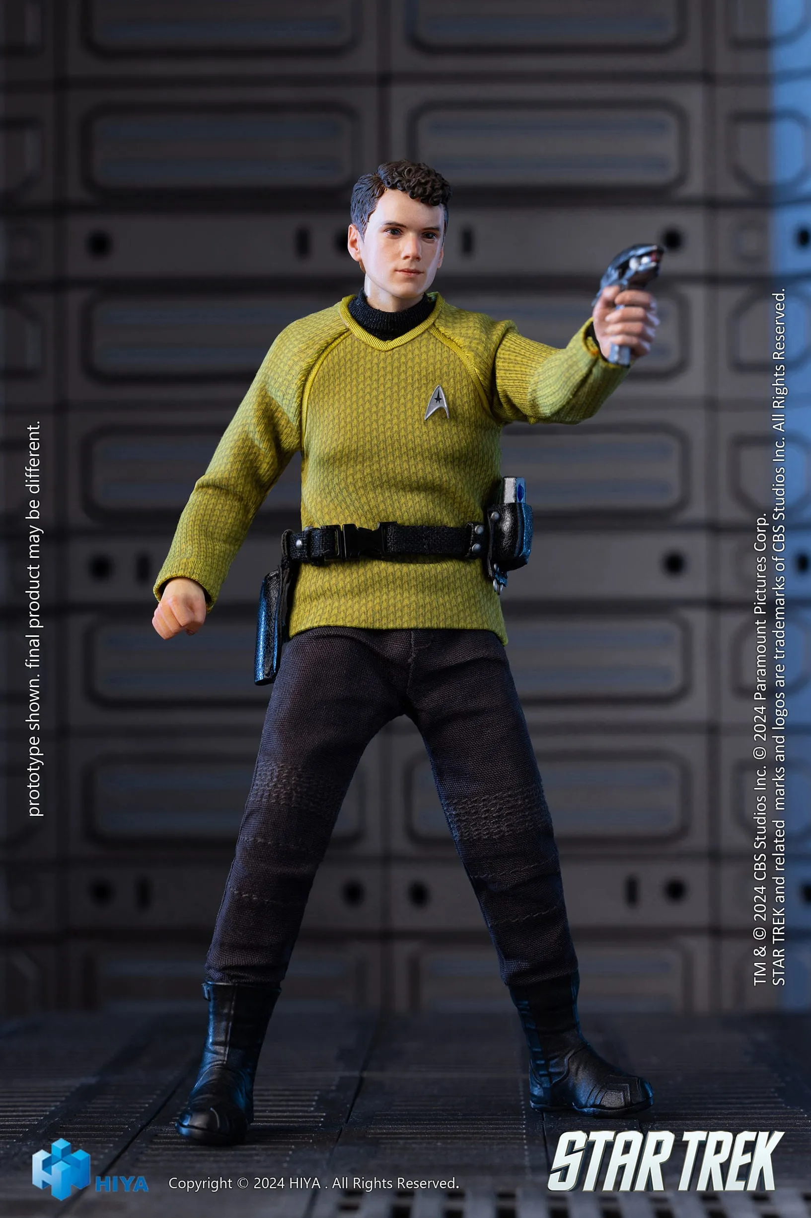 Hiya Toys Star Trek 2009 Chekov  Exquisite Super Series 1/12 Action Figure