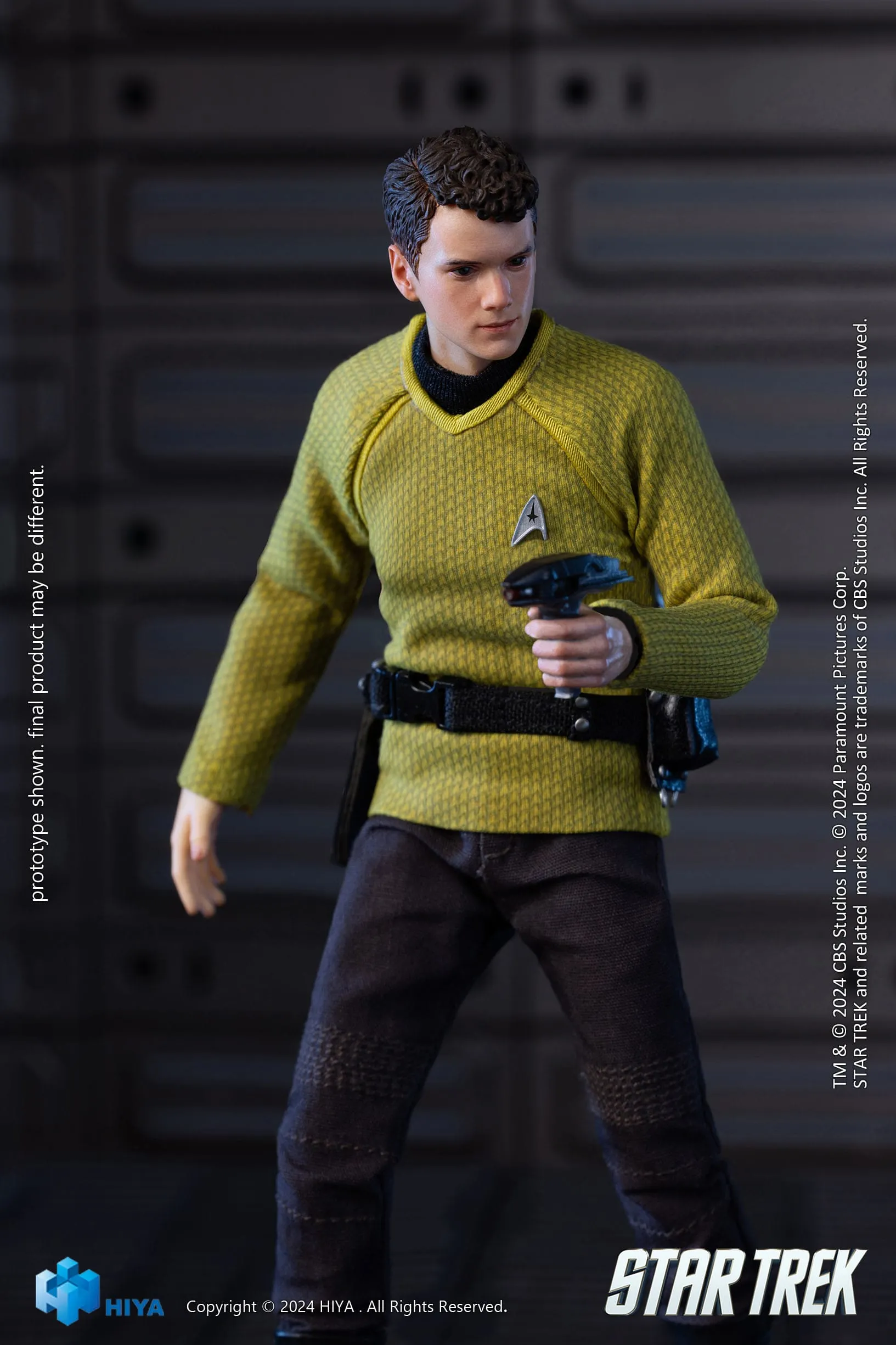 Hiya Toys Star Trek 2009 Chekov  Exquisite Super Series 1/12 Action Figure