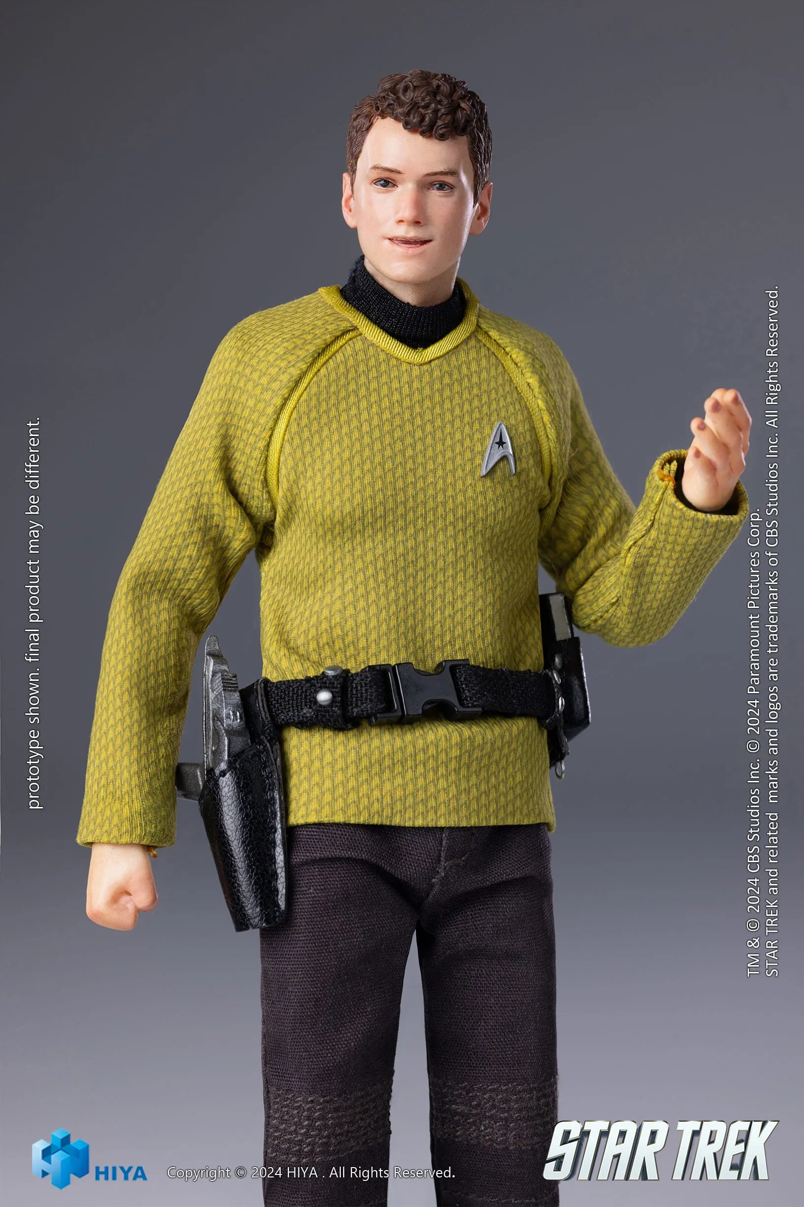 Hiya Toys Star Trek 2009 Chekov  Exquisite Super Series 1/12 Action Figure