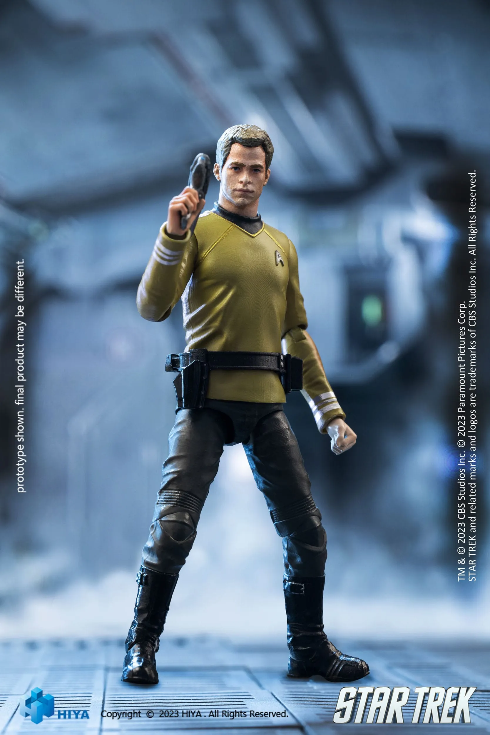 Hiya Toys Star Trek 2009 James T. Kirk Exquisite Mini 1/18 Action Figure