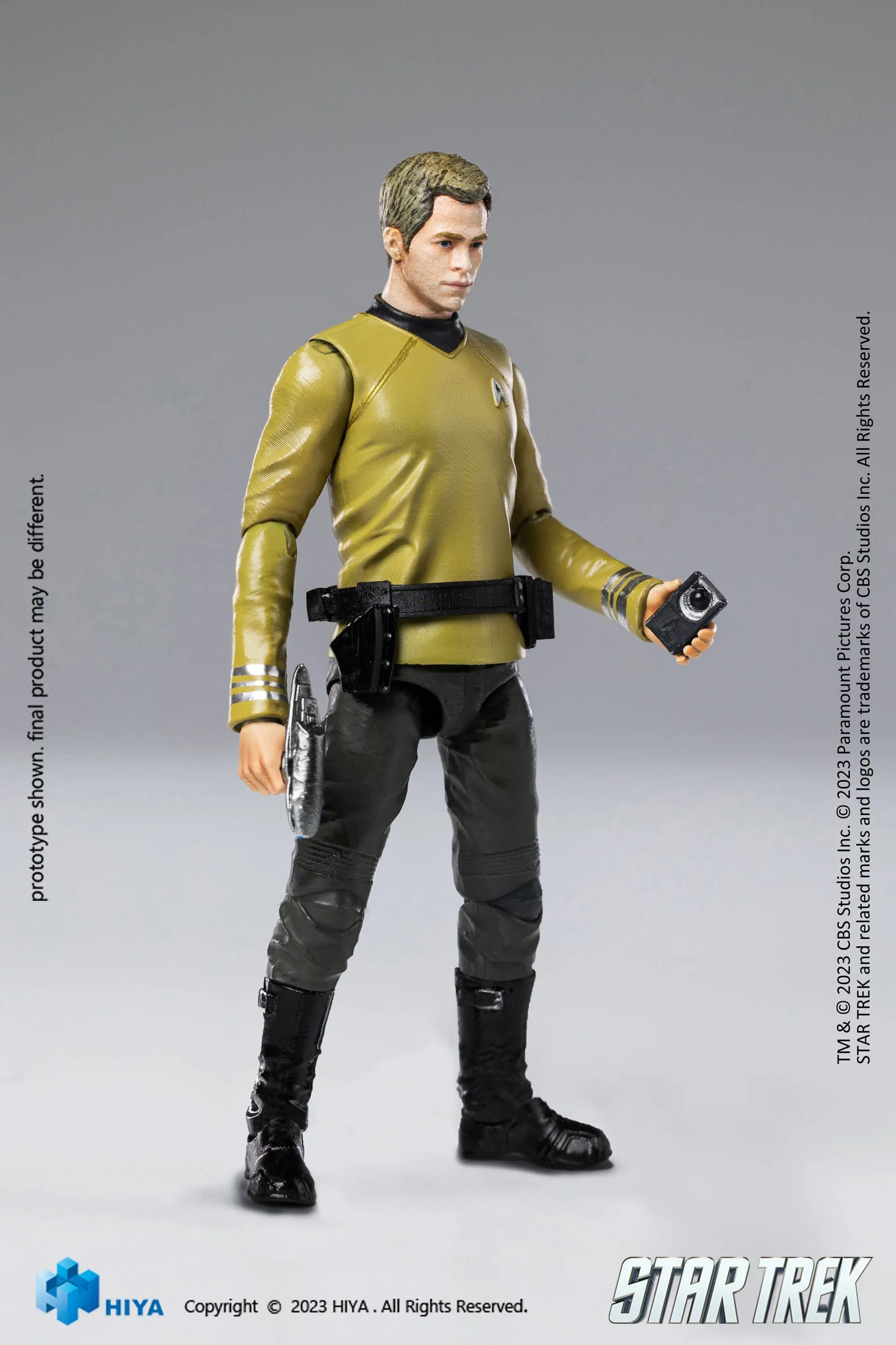 Hiya Toys Star Trek 2009 James T. Kirk Exquisite Mini 1/18 Action Figure