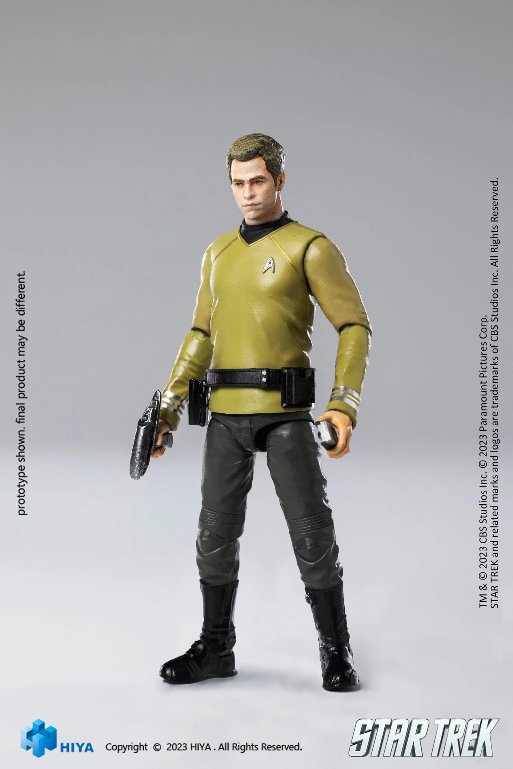 Hiya Toys Star Trek 2009 James T. Kirk Exquisite Mini 1/18 Action Figure