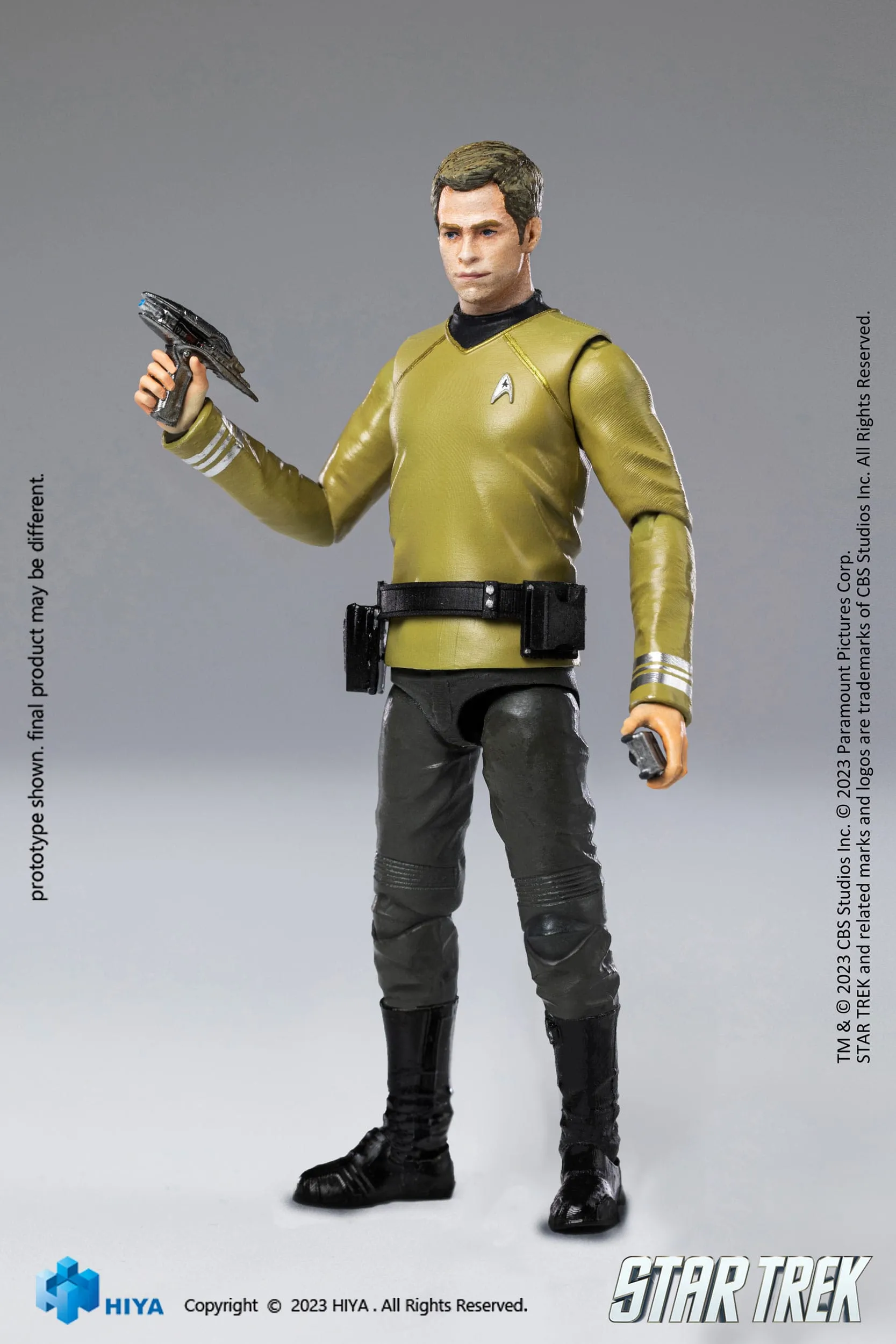 Hiya Toys Star Trek 2009 James T. Kirk Exquisite Mini 1/18 Action Figure