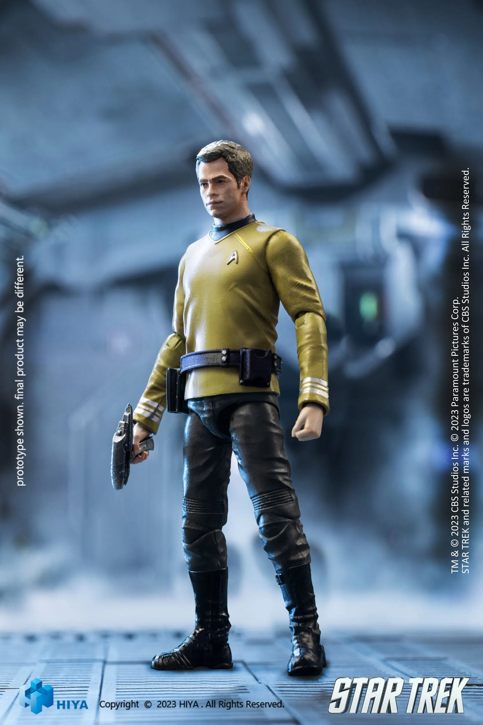 Hiya Toys Star Trek 2009 James T. Kirk Exquisite Mini 1/18 Action Figure