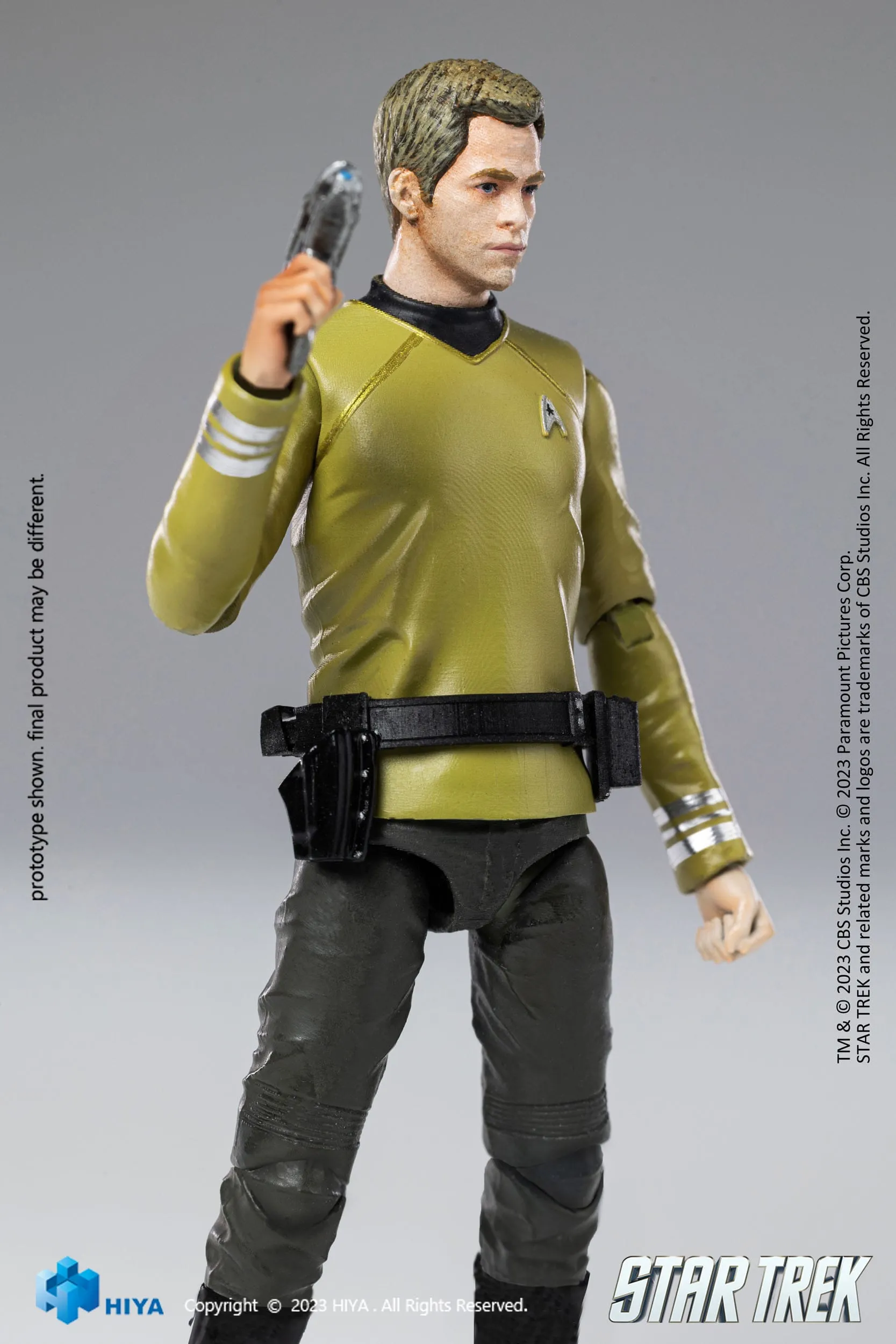 Hiya Toys Star Trek 2009 James T. Kirk Exquisite Mini 1/18 Action Figure