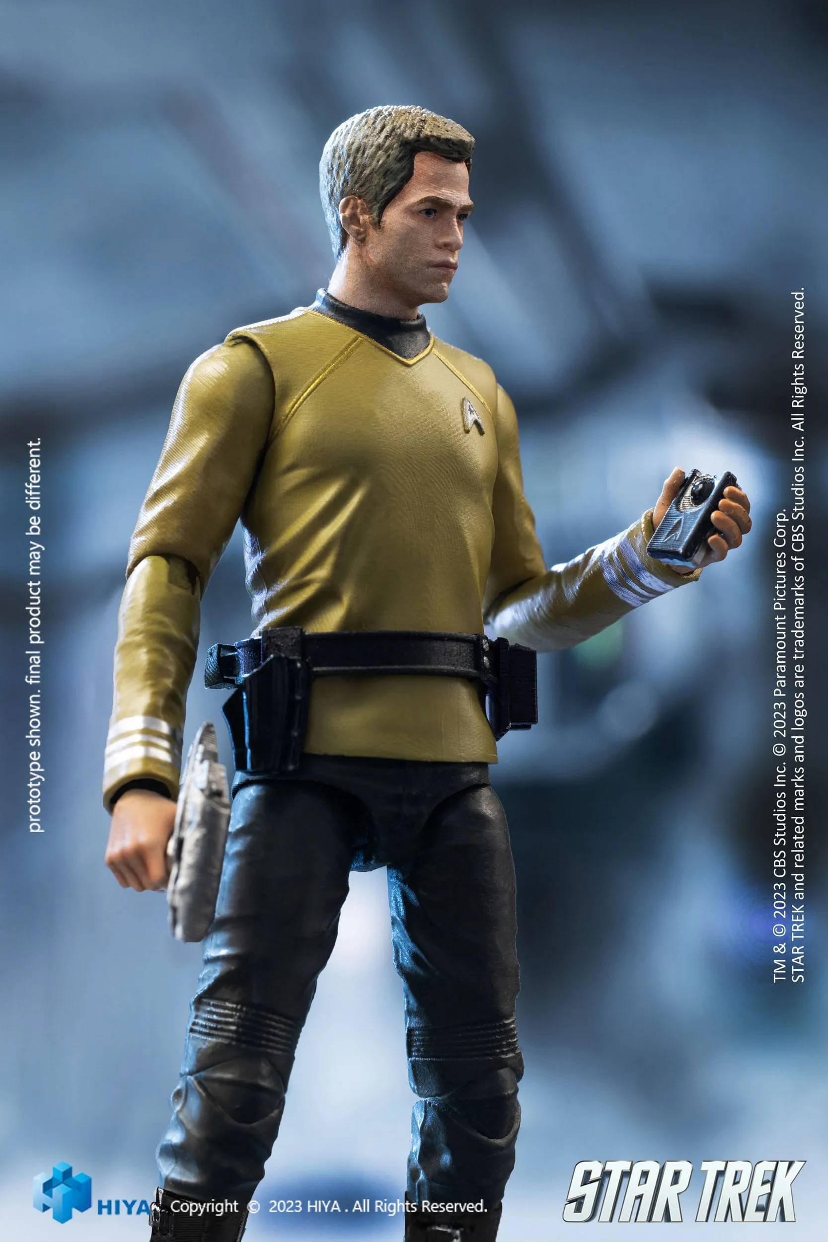 Hiya Toys Star Trek 2009 James T. Kirk Exquisite Mini 1/18 Action Figure