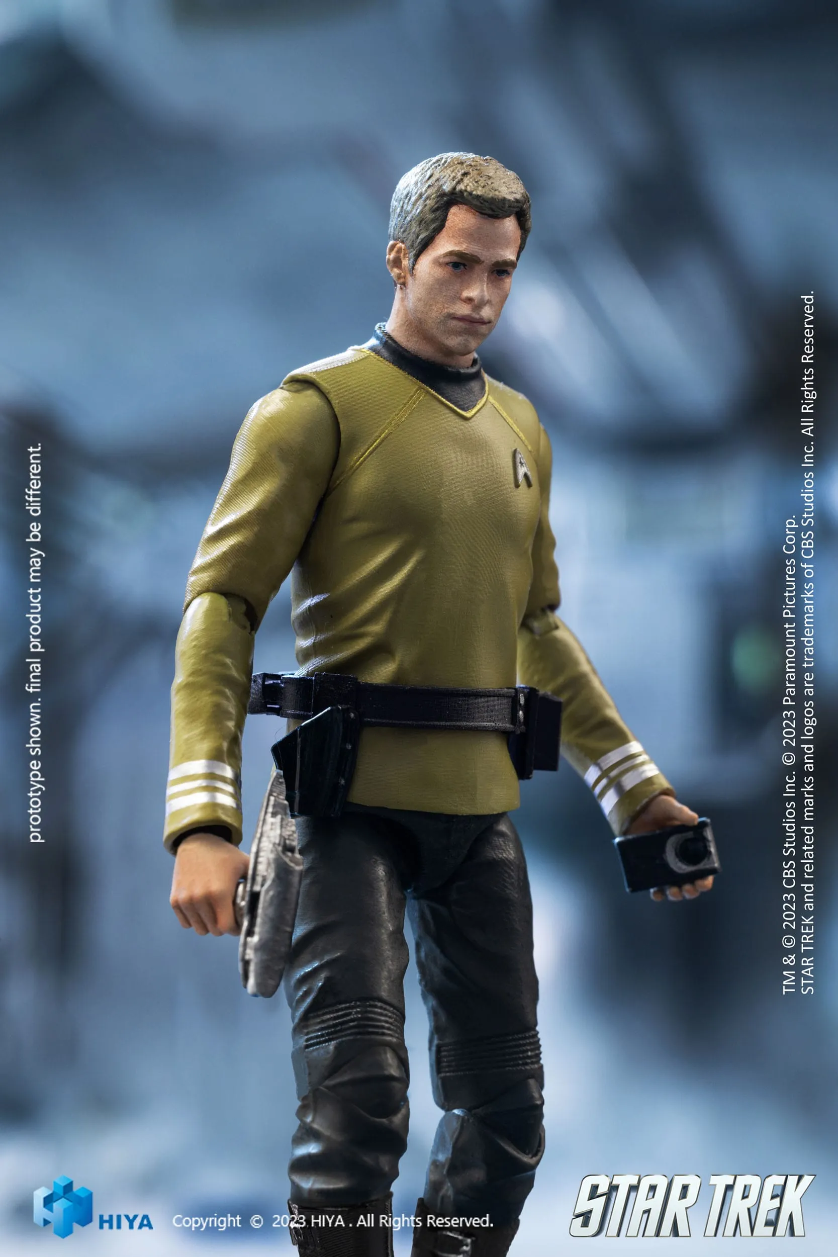 Hiya Toys Star Trek 2009 James T. Kirk Exquisite Mini 1/18 Action Figure