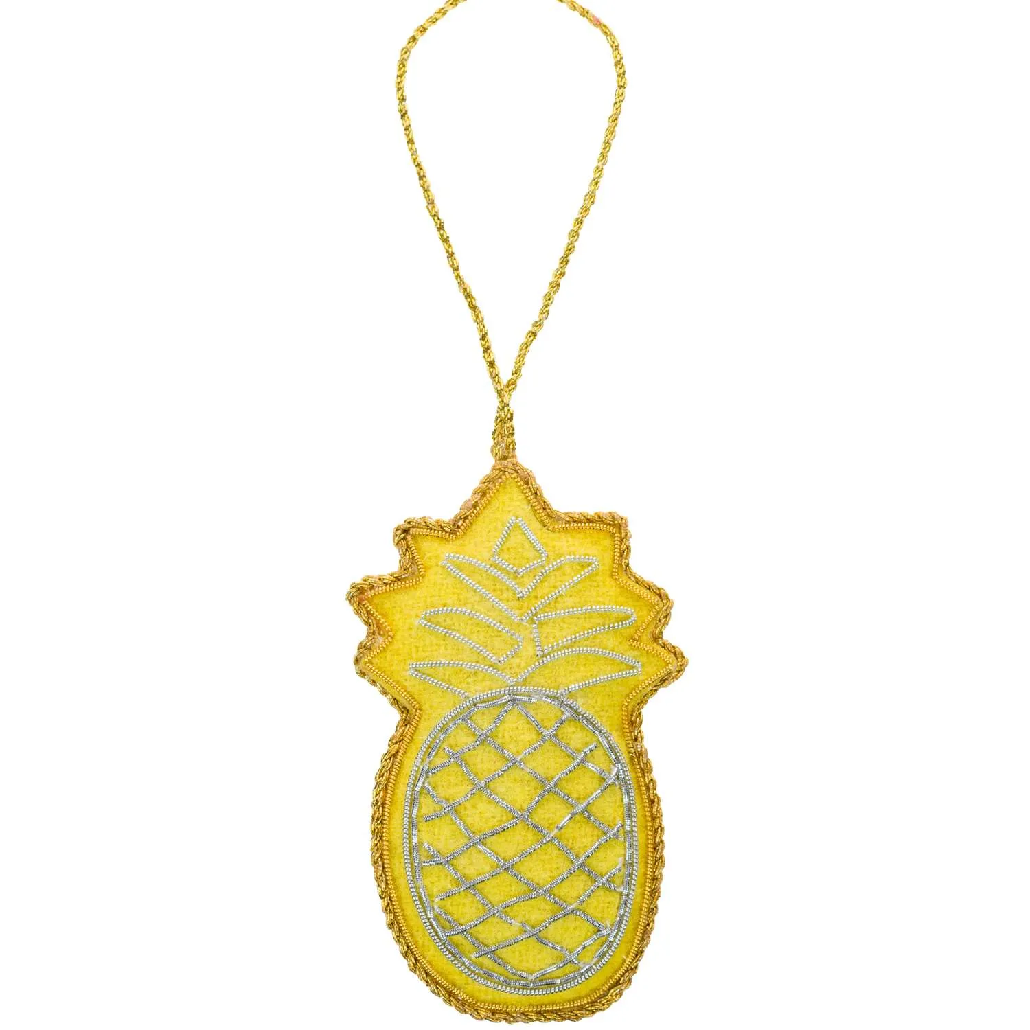 Larissa Plush Ornament Pineapple