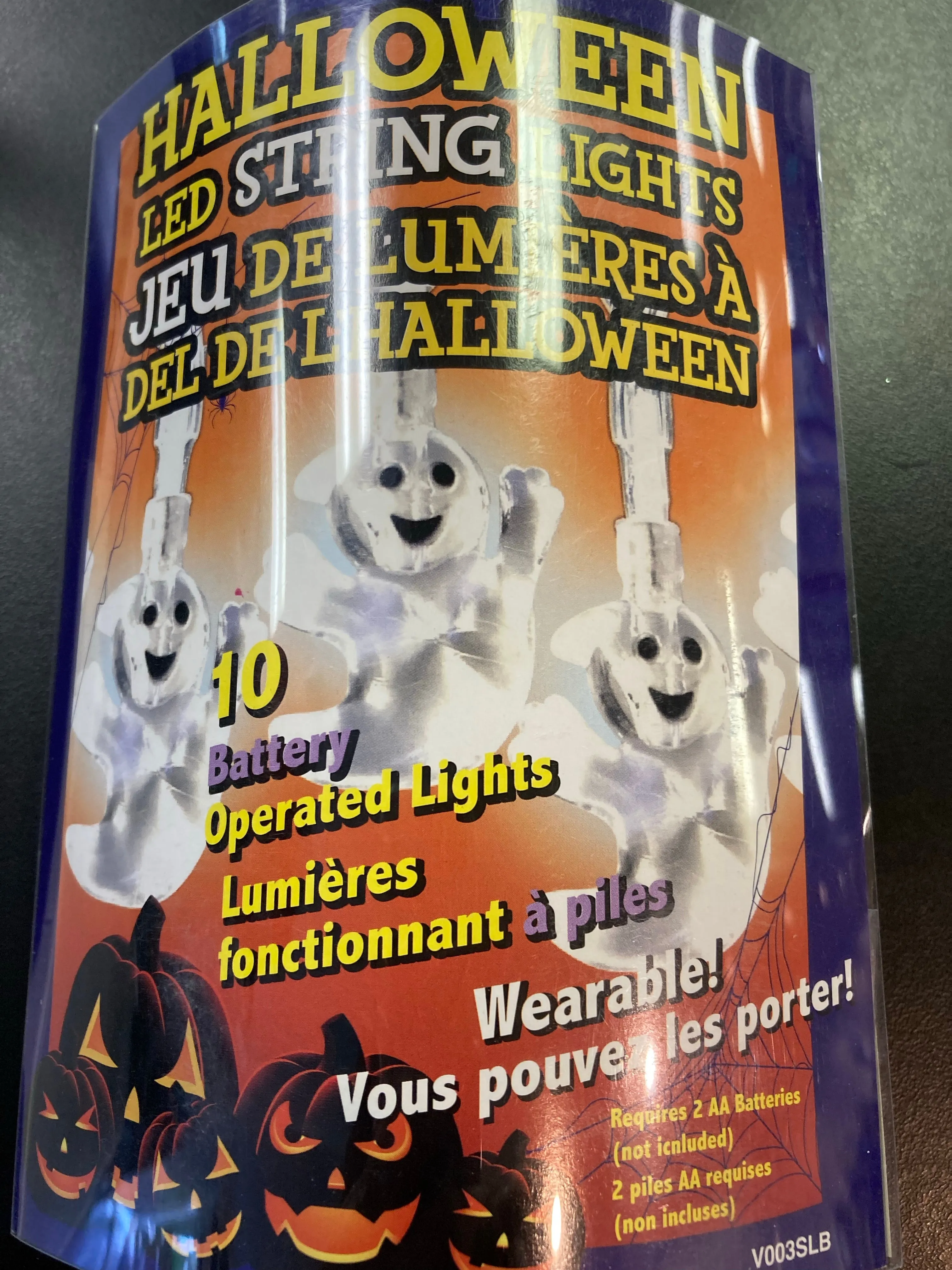 LED Halloween Mini String Lights - Skeleton