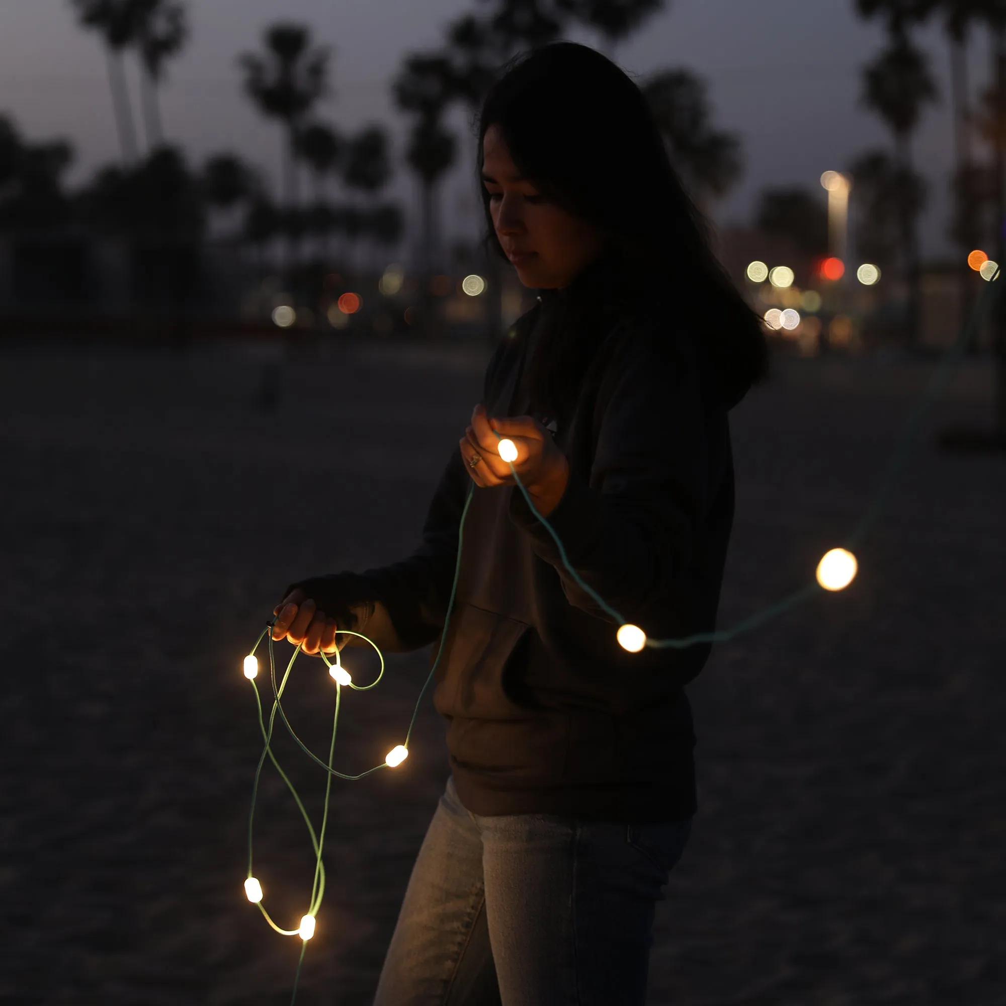 Luci Solar String Lights: White 18'