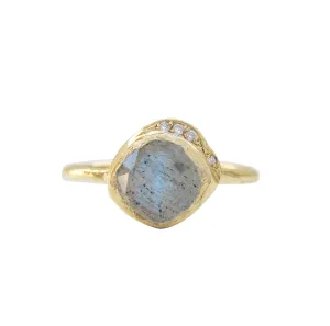 Mini Cove Labradorite Ring