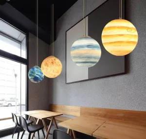 Modern Creative Universe Planet Pendant Light