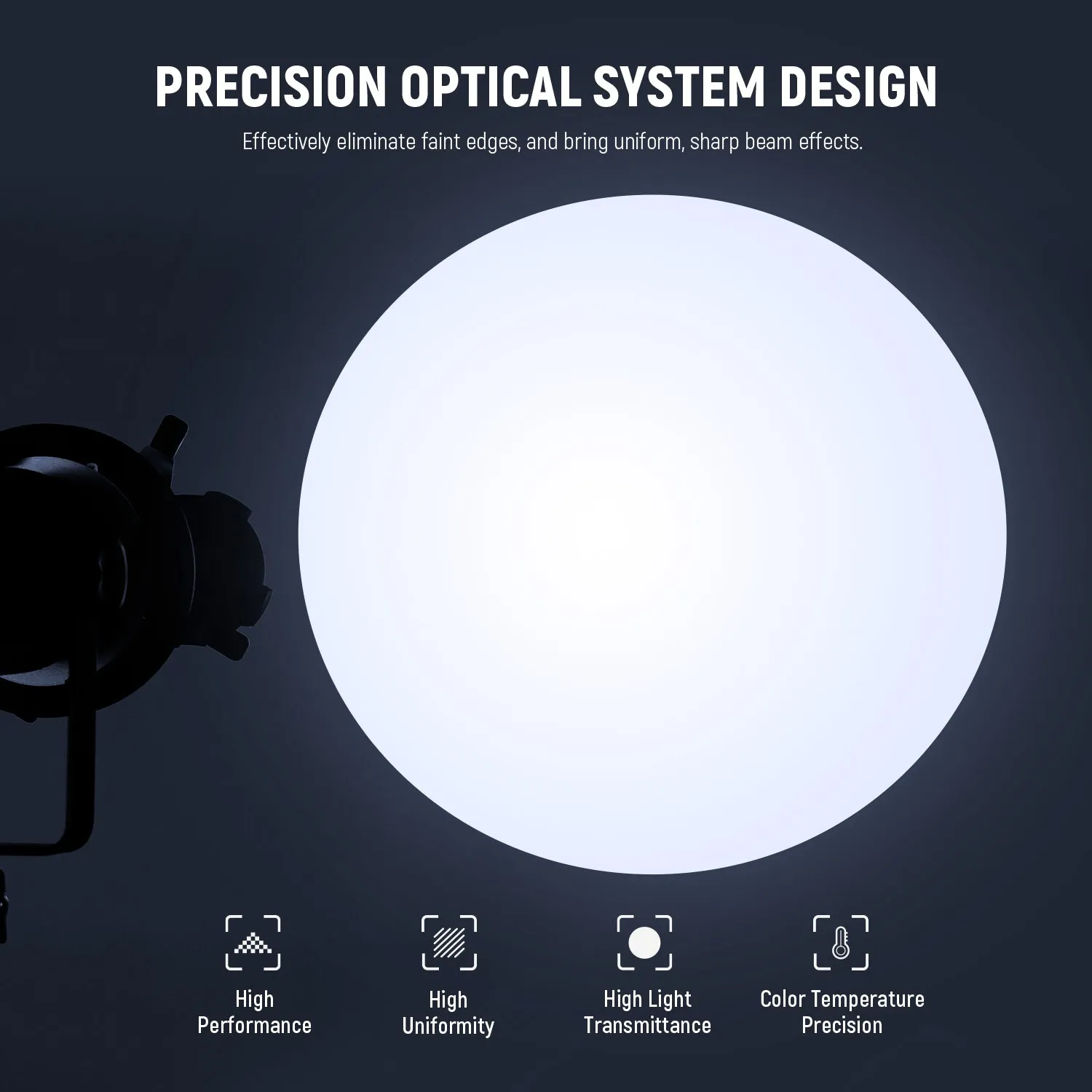 NEEWER LS-38 Spotlight Snoot With 40° Projection Lens