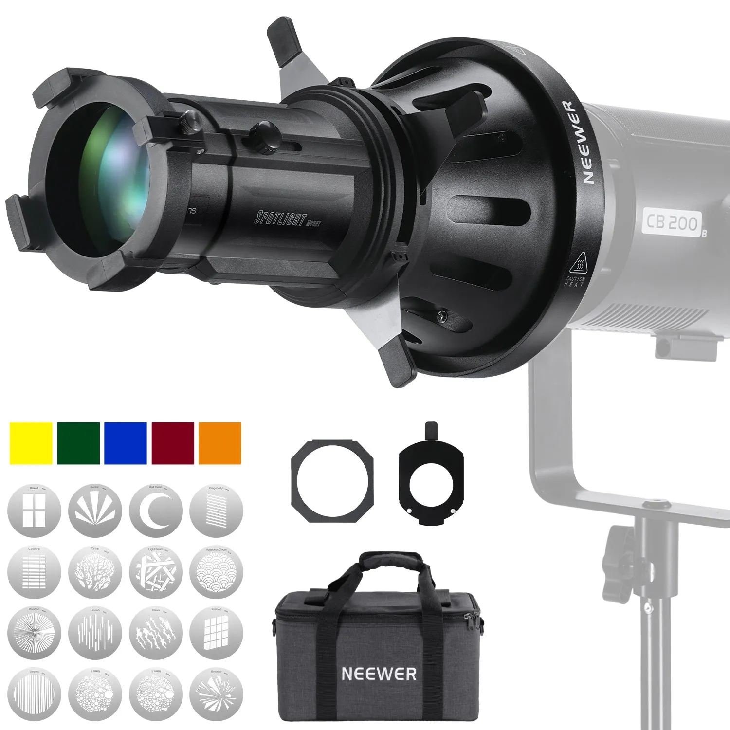 NEEWER LS-39 Spotlight Snoot With 20° Projection Lens