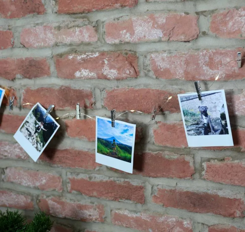 Photo Clip String Fairy Lights