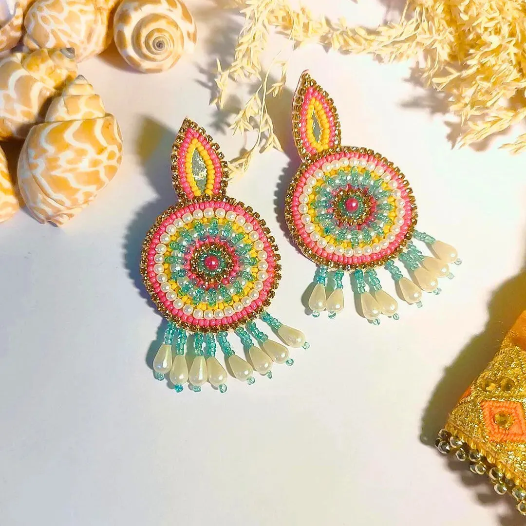 Rangoli Handmade Earrings