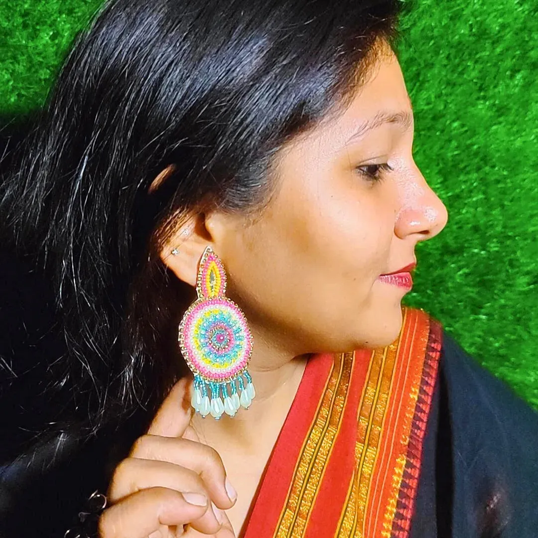 Rangoli Handmade Earrings