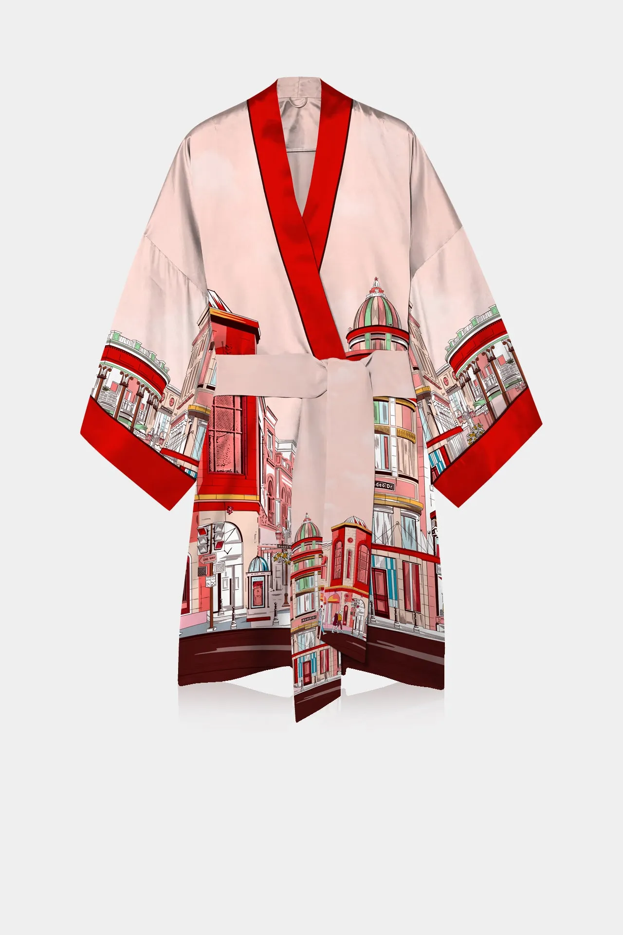 Rodeo Drive Short Silk Robe