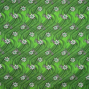 Tiare Waves Traditional Tattoo Fabric | Polyester