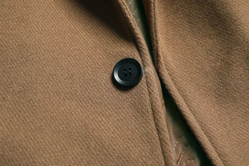 Timeless Elegance: New Mid-length Woolen Coat for Men